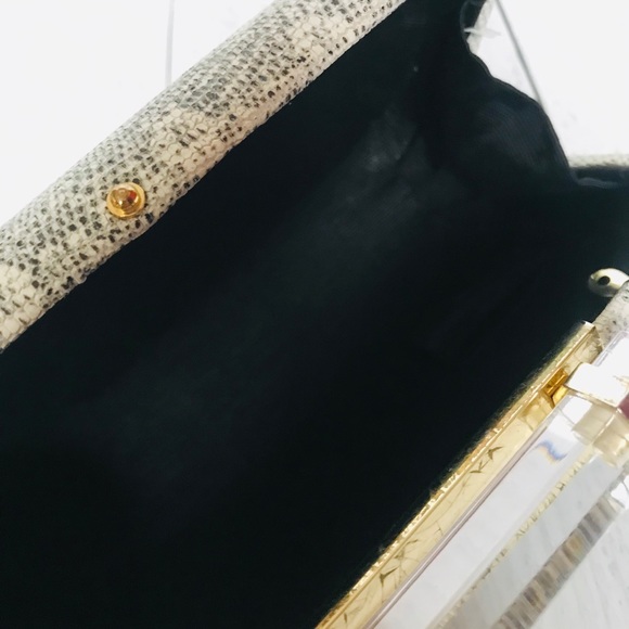 Vince Camuto Snakeskin Clutch - Picture 4 of 5